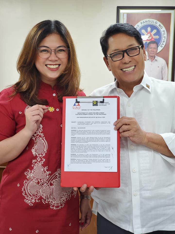 The columnist and Labor Secretary Silvestro Bello III